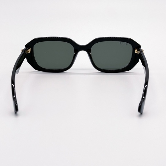 NEW GUCCI GG1535S 001 GEOMETRIC BLACK GREY WOMEN SUNGLASSES GUCCI - Picture 9 of 14